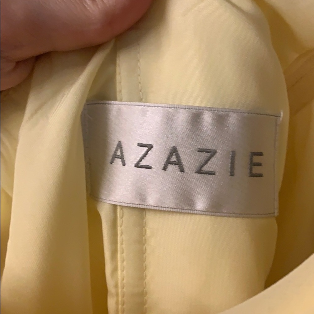 Azazie Katrina dress in daffodil